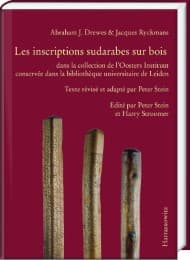 Cover von Les inscriptions sudarabes sur bois dans la collection de l'Oosters Instituut conservée dans la bibliothèque universitaire de Leiden