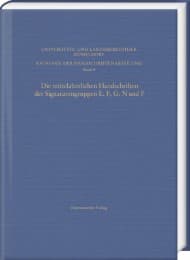 Cover von Die mittelalterlichen Handschriften der Signaturengruppen E, F,G, N und P in der Universitäts- und Landesbibliothek Düsseldorf