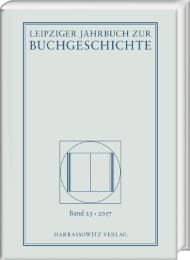 Cover von Leipziger Jahrbuch zur Buchgeschichte 25 (2017)