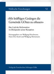 Cover von 'Mit kräfftigen Gesängen die Gemeinde GOttes zu erbauen'