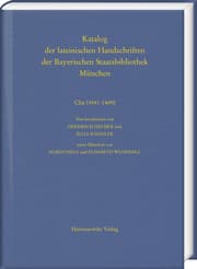 Cover von Katalog der lateinischen Handschriften der Bayerischen Staatsbibliothek München. Die Handschriften von St. Emmeram in Regensburg