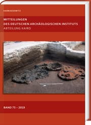 Cover von Mitteilungen des Deutschen Archäologischen Instituts, Abteilung Kairo 75 (2019)