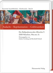 Cover von Andacht - Repräsentation - Gelehrsamkeit