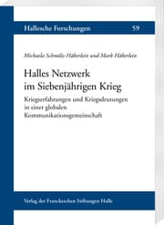Cover von Halles Netzwerk im Siebenjährigen Krieg