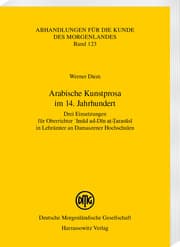 Cover von Arabische Kunstprosa im 14. Jahrhundert