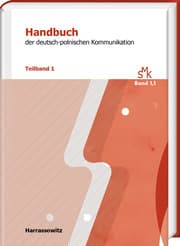 Cover von Handbuch der deutsch-polnischen Kommunikation. Teilband 1