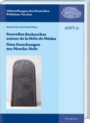 Cover von Nouvelles Recherches autour de la Stèle de Mésha. Neue Forschungen zur Mescha-Stele