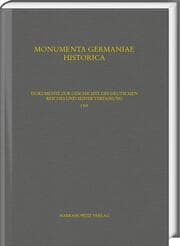 Cover von Dokumente zur Geschichte des Deutschen Reiches und seiner Verfassung 1365