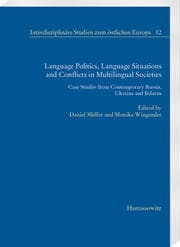Cover von Language Politics, Language Situations and Conflicts in Multilingual Societies