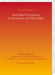 Cover von Embedded Inscriptions in Herodotus and Thucydides