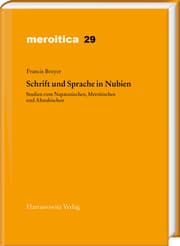 Cover von Schrift und Sprache in Nubien