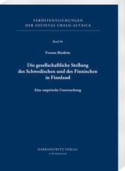 Cover von Die gesellschaftliche Stellung des Schwedischen und des Finnischen in Finnland