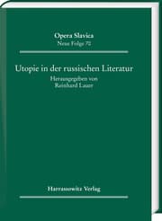 Cover von Utopie in der russischen Literatur