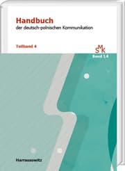Cover von Handbuch der deutsch-polnischen Kommunikation