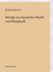Cover von Beiträge zur islamischen Mystik und Metaphysik