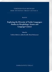 Cover von Exploring the Diversity of Turkic Languages: Studies in Morphology, Syntax and Language Contact