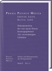 Cover von Johann Crüger: PRAXIS PIETATIS MELICA. Edition und Dokumentation der Werkgeschichte