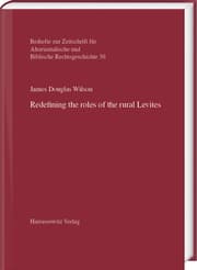 Cover von Redefining the roles of the rural Levites