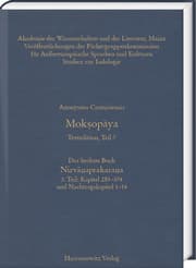 Cover von Mokopaya - Textedition Teil 7, Das Sechste Buch: Nirvaaprakaraa. Teil 3: 253-374 und Nachtragskapitel 1-14