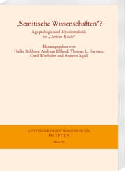 Cover von Semitische Wissenschaften?