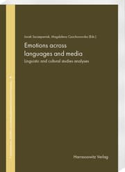 Cover von Emotions across languages and media