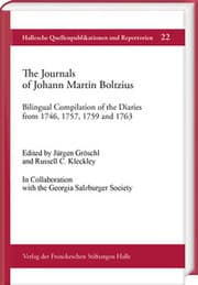 Cover von The Journals of Johann Martin Boltzius