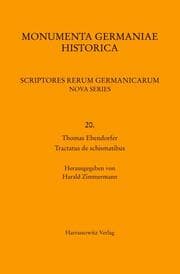 Cover von Thomas Ebendorfer, Tractatus de schismatibus