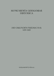 Cover von Die Urkunden Friedrichs II.