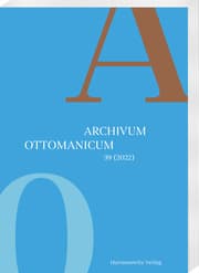 Cover von Archivum Ottomanicum 39 (2022)