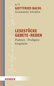 Cover von Lesestücke - Gebete - Reden