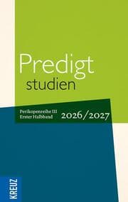 Cover von Predigtstudien 2026/2027 - 1. Halbband