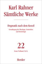 Cover von Sämtliche Werke 22/1 Teil A