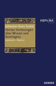 Cover von Pariser Vorlesungen über Wissen und Kontingenz