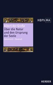 Cover von Albert der Große: Liber de natura et origine animae/Über die Natur und den Ursprung der Seele