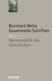 Cover von Hermeneutik des Christlichen
