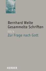 Cover von Zur Frage nach Gott