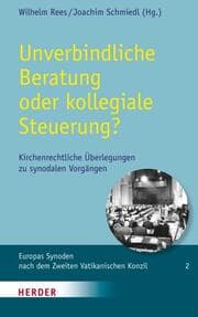 Cover von Unverbindliche Beratung oder kollegiale Steuerung?