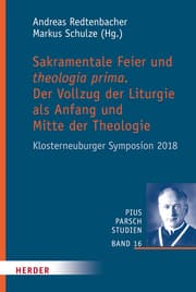 Cover von Sakramentale Feier und theologia prima
