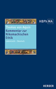 Cover von Sententia libri Ethicorum I et X/Kommentar zur Nikomachischen Ethik, Buch I und X