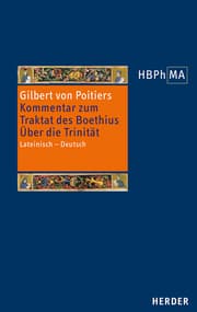 Cover von Expositio in Boethii De trinitate. Kommentar zum Traktat des Boethius Über die Trinität
