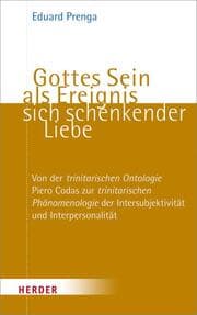 Cover von Gottes Sein als Ereignis sich schenkender Liebe