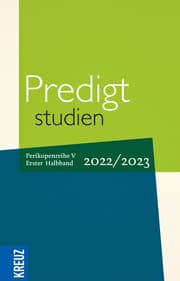 Cover von Predigtstudien 2022/2023 - 1. Halbband