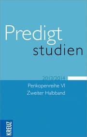 Cover von Predigtstudien für das Kirchenjahr 2013/2014