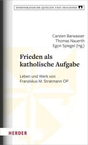 Cover von Frieden als katholische Aufgabe