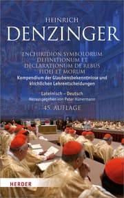 Cover von Kompendium der Glaubensbekenntnisse und kirchlichen Lehrentscheidungen. Enchiridion symbolorum definitionum et declarationum de rebus fidei et morum