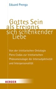 Cover von Gottes Sein als Ereignis sich schenkender Liebe