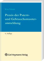 Cover von Praxis der Patent- und Gebrauchsmusteranmeldung