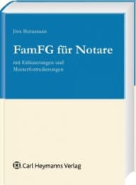 Cover von FamFG für Notare