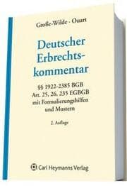 Cover von Deutscher Erbrechtskommentar