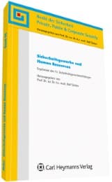 Cover von Sicherheitsgewerbe und Human Resources